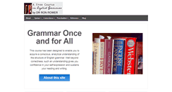 Desktop Screenshot of grammar-once-and-for-all.com